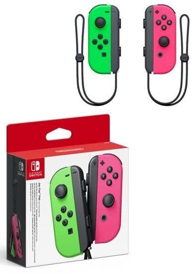 Nintendo Switch - Joy con pair (neon green-pink)