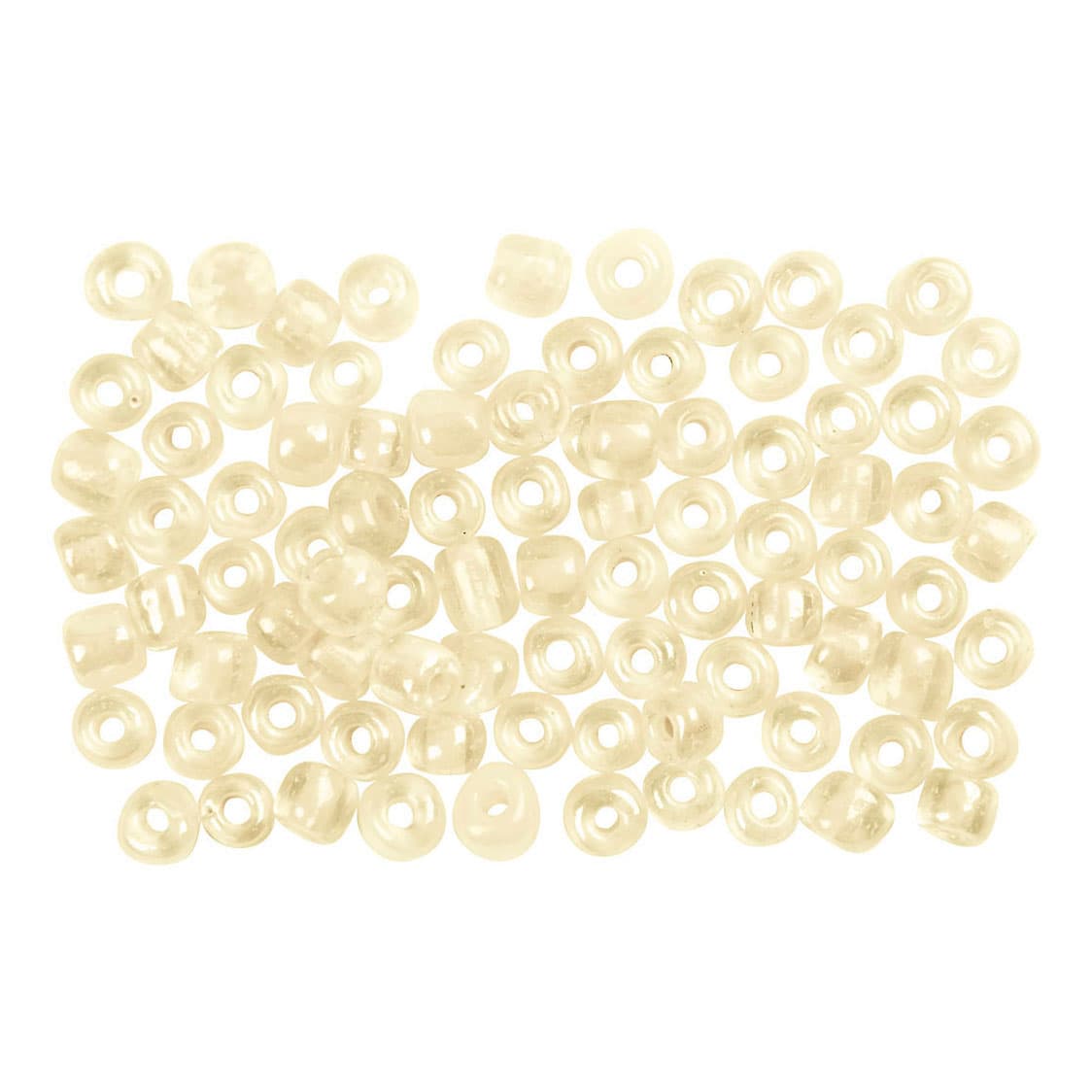 Kralen Rocailles Ivoor, 500gram
