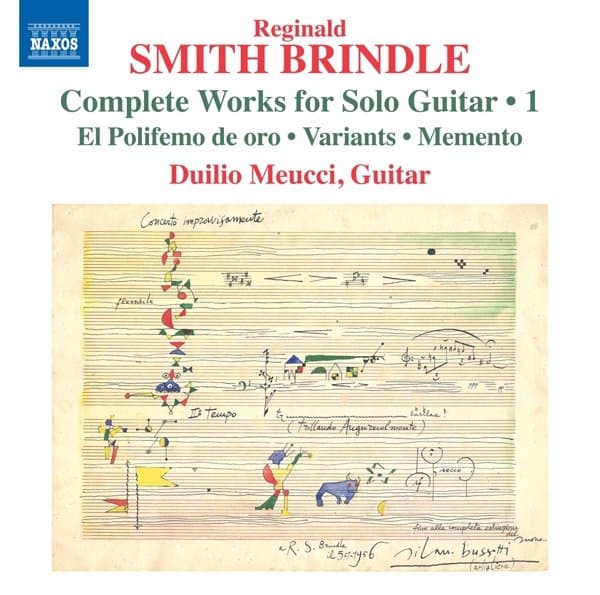 Duilio Meucci - Brindle: Complete Works For Solo Guitar, Vol. 1 (CD)