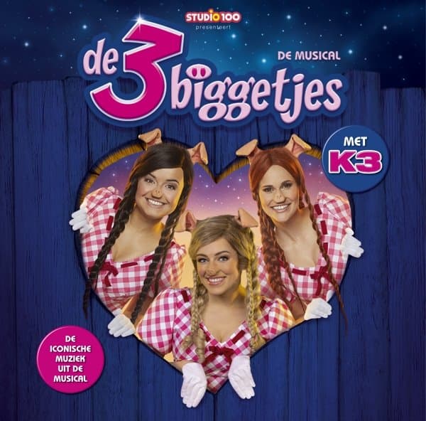 K3 - De 3 Biggetjes De Musical (CD)