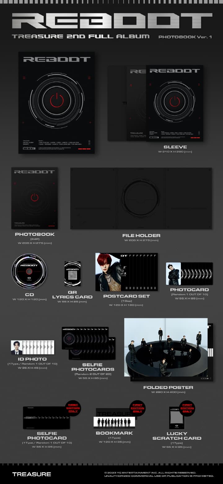 Treasure - Reboot - Photobook Version - Random Version