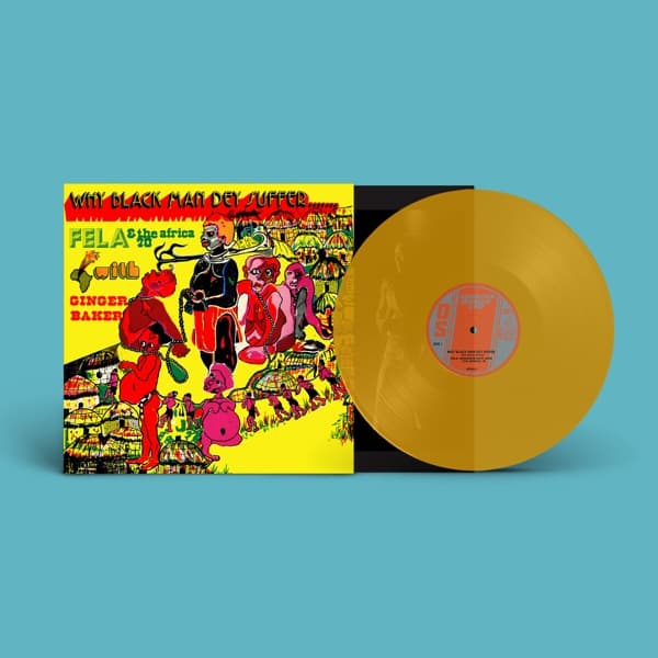 Fela Kuti & Africa 70, Ginger Baker - Why Black Man Dey Suffer....... (LP)