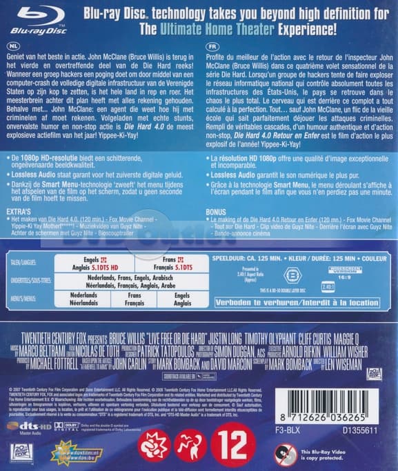 Die hard 4.0 (Blu-ray)