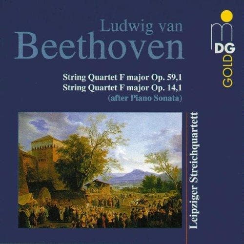 Leipziger Streichquartett - Beethoven: String Quartet F Major Op. 59,1: String Quartet F Major Op. 14,1 (After Piano Sonata) (CD)