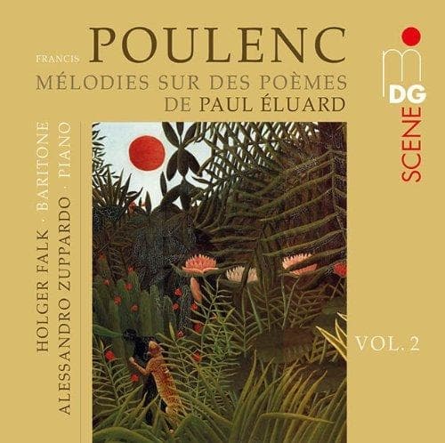 Holger Falk & Alessandro Zuppardo - Poulenc: Mélodies Sur Des Poèmes De Pail Éluard (CD)