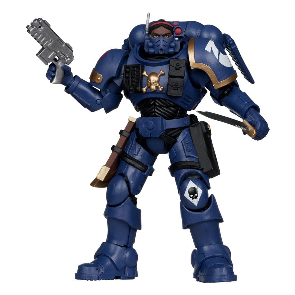 Mcfarlane Toys - Warhammer 40,000 Lieutenant In Phobos Armour (ultramarines)
