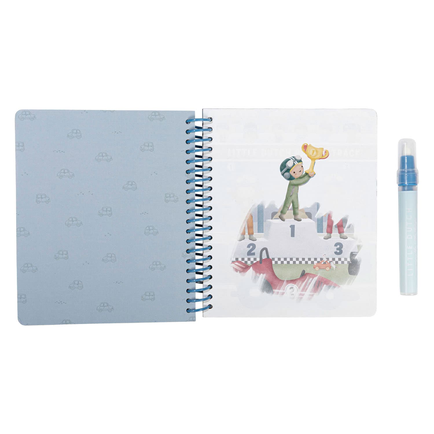 Little Dutch Magisch Waterkleurboek Jim Voertuigen