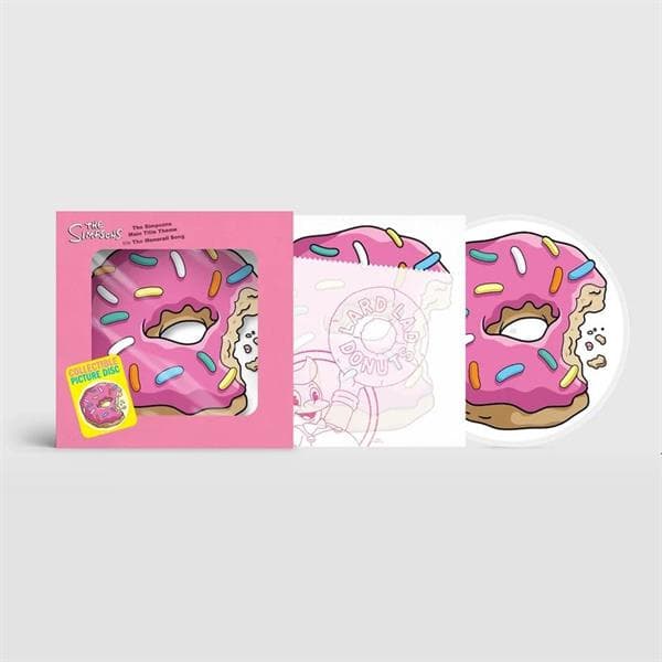 The Simpsons - The Simpsons Main Title Theme B/W The Monorail Song (10" LP) (Picture Disc)