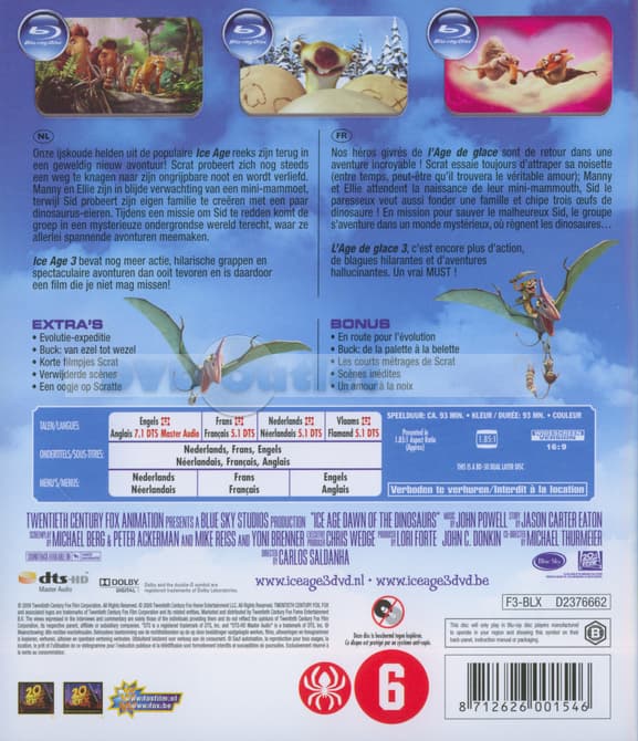 Ice age 3 - Dawn of The dinosaurs (Blu-ray)