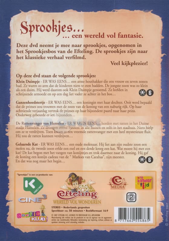 Efteling sprookjes 4 (DVD)