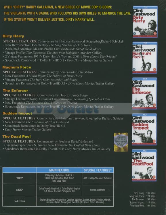 Dirty Harry Collection (5 Discs) (Import)