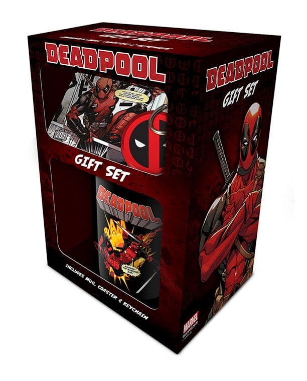 Deadpool Gift Set (set Tazza, Sottobicchiere E Portachiavi)